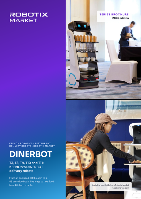 روبوت التوصيل ذو المقصورة المغلقة Keenon DINERBOT T3 – كتيب المنتج