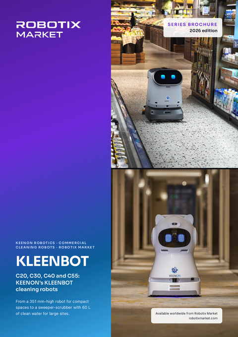Keenon KLEENBOT C55 Autonomous Scrubbing Robot – Product Brochure