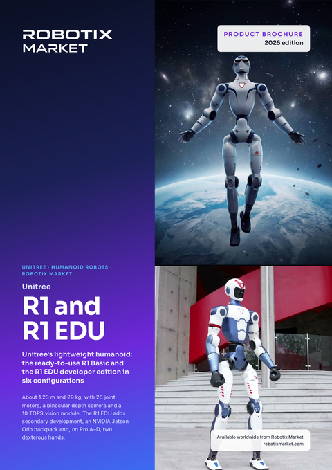 Unitree Robotics R1 Basic – Folleto del producto