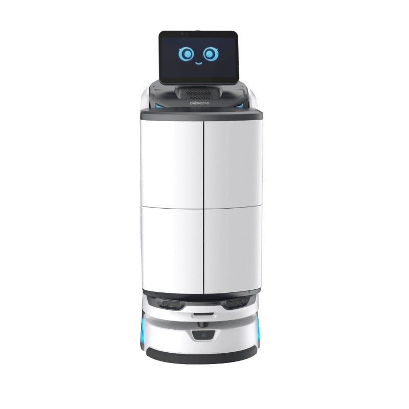 OrionStar LuckiBot Pro Autodoor Secure Delivery Robot